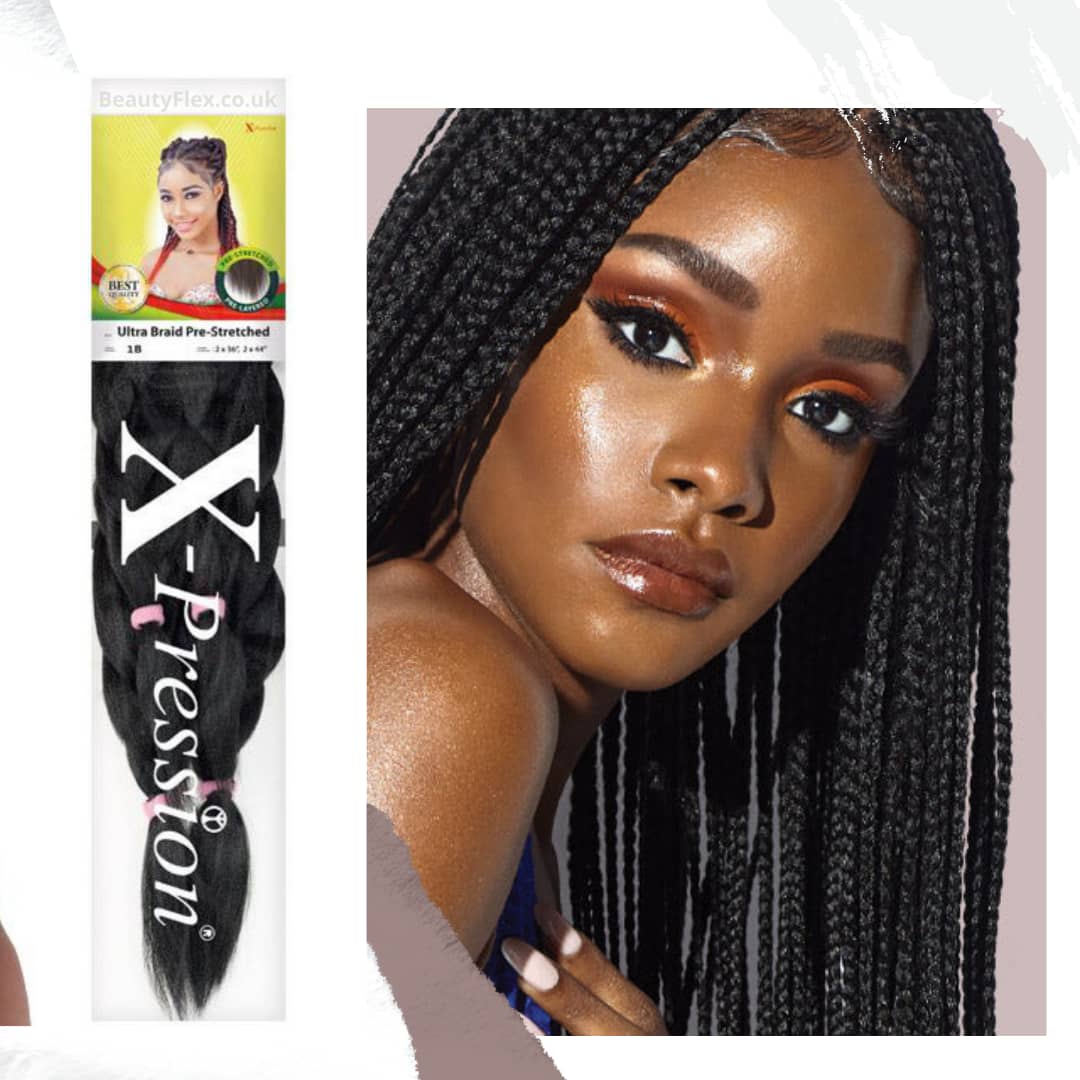 PRE-STRETCHED LAGOS XPRESSION BRAID, SINGLE FULL PACK